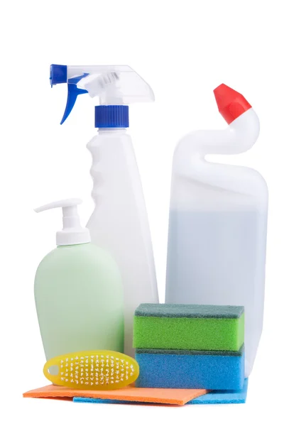 Reinigingsmiddelen en chemicaliën — Stockfoto