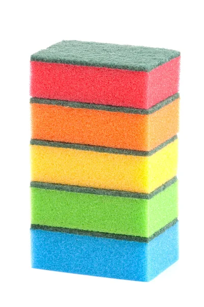 stock image Colorful kitchen sponges