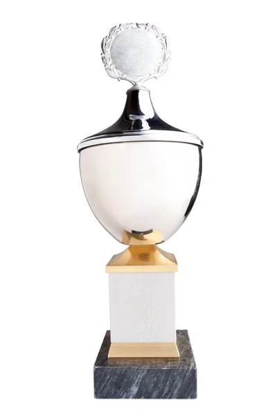 Trophy över vit bakgrund — Stockfoto