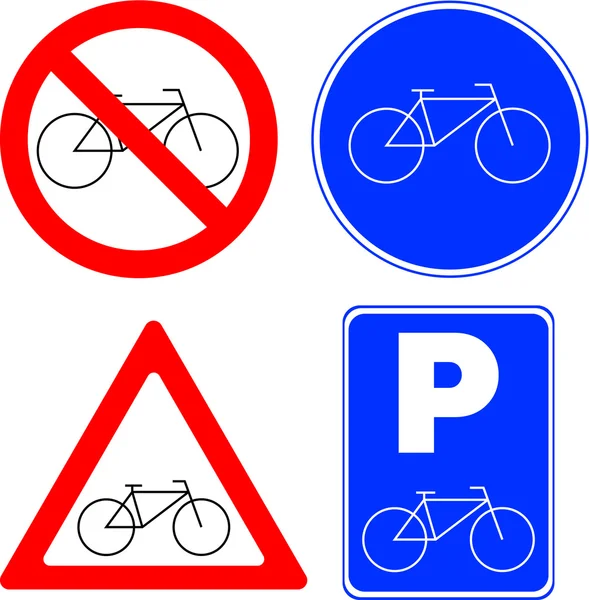 Bisiklet sembolleri — Stok Vektör