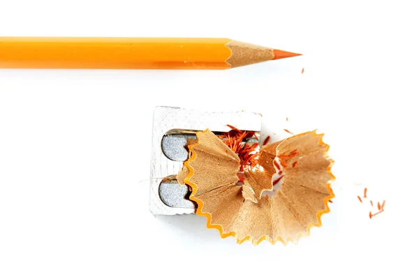 stock image Pencil and sharpener