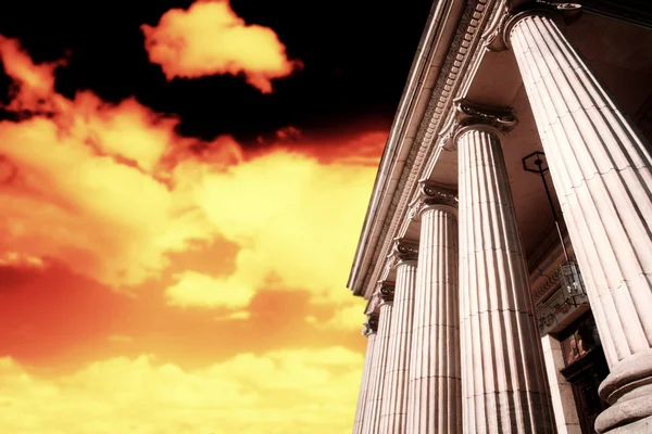 Řecké pilíře — Stock fotografie