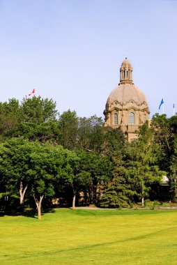 Edmonton Legislative Building of Alberta clipart