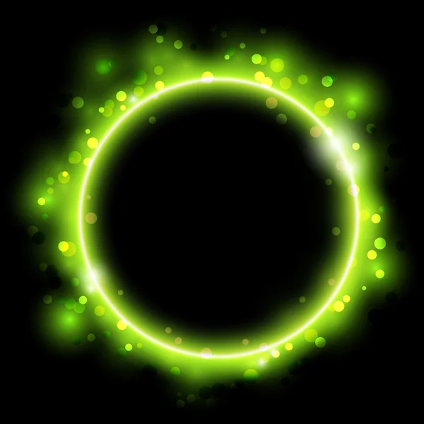 Grön ring — Stock vektor