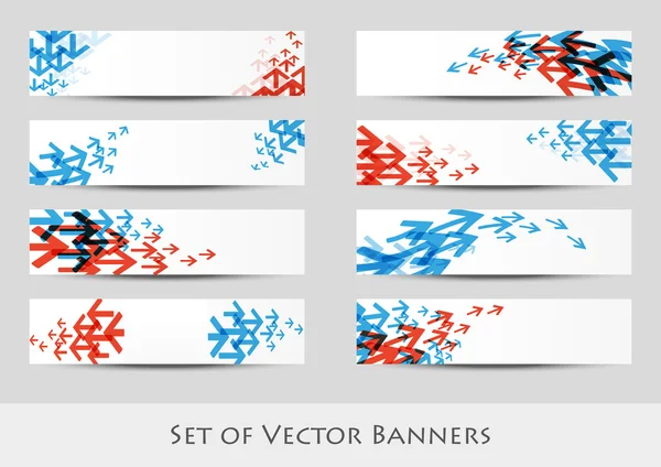 Banderas de flecha — Archivo Imágenes Vectoriales