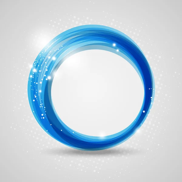 Bleu rond — Image vectorielle