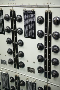 radyo düğmeleri itibaren İkinci Dünya Savaşı paneller