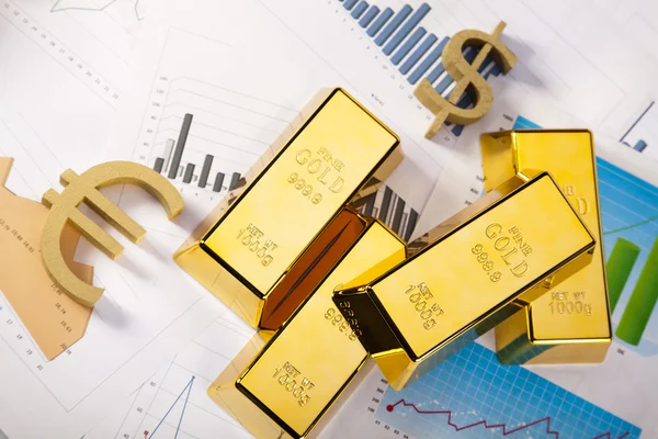Golden Bar — Stock Photo, Image
