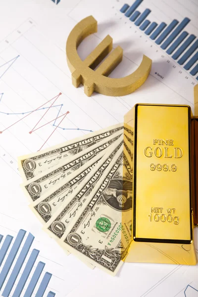 Golden Bar Stock Picture