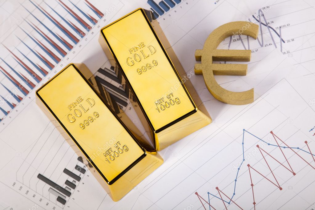 Finance Concept, Gold bar