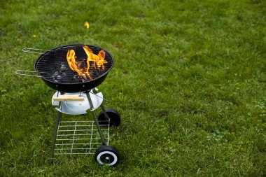 Fire, Hot grilling clipart