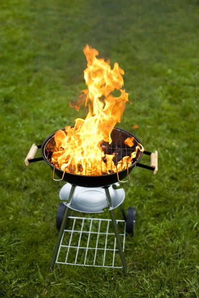 ホットを焼く火 — ストック写真