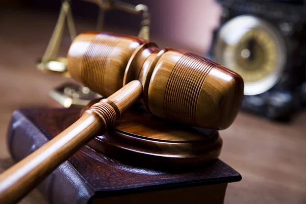 Judges wooden gavel — Stock Photo, Image