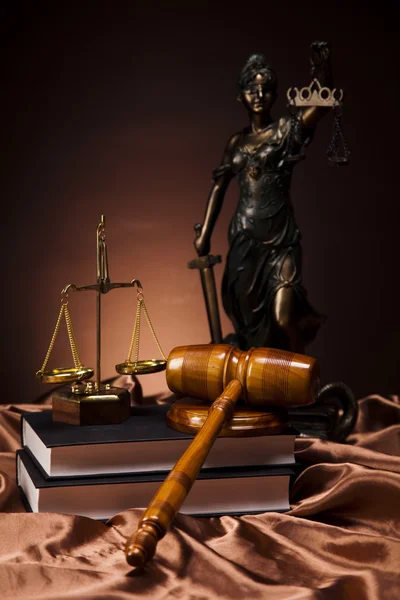 Staty av lady rättvisa — Stockfoto