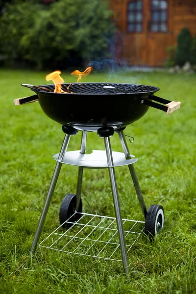 Feuer, heißes Grillen — Stockfoto
