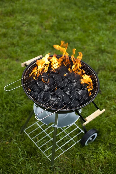 Feuer, heißes Grillen — Stockfoto