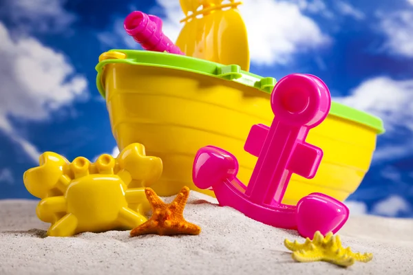 Brinquedos de praia — Fotografia de Stock