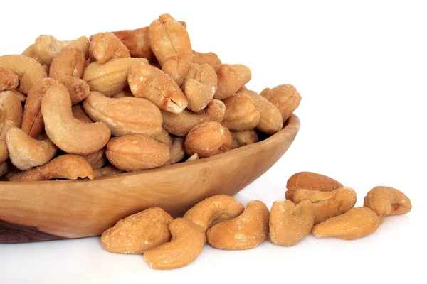Salted Cashew Nuts — Stock Photo, Image