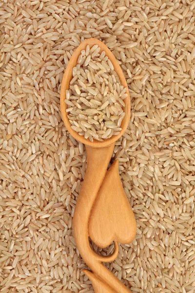 糙米 — 图库照片
