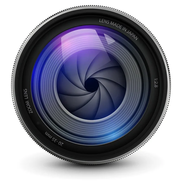Camera lens — Stock Vector