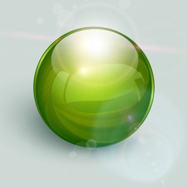 Glass ball background clipart