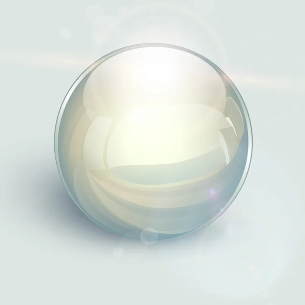 ガラス球の背景 — ストックベクタ