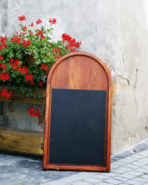 A blank blackboard clipart