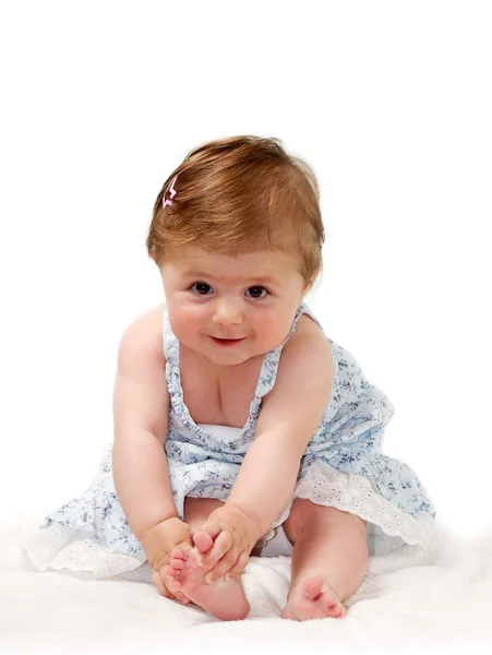 Vilken söt liten flicka. — Stockfoto