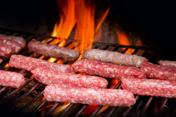 Főzés a grill porontyok — Stock Fotó