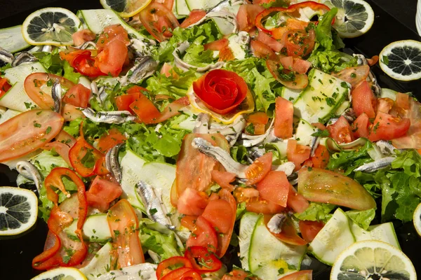 Mixed salad appetizer — Stock Photo, Image