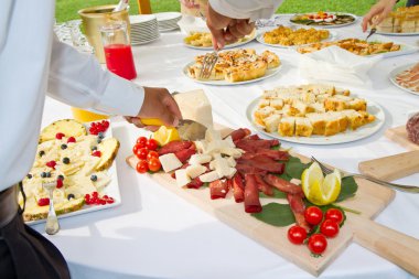 İtalyan meze bresaola ve parmesan peyniri ile