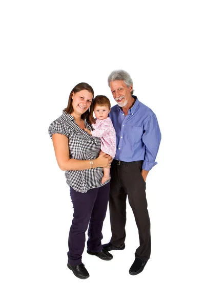 Portrait of a happy family — Stock Photo, Image