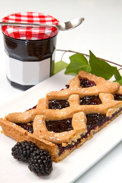 Blackberry tarte — Stock Photo, Image