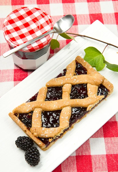 Blackberry tarte — Stock Photo, Image
