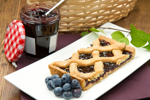 stock image Blueberry tarts