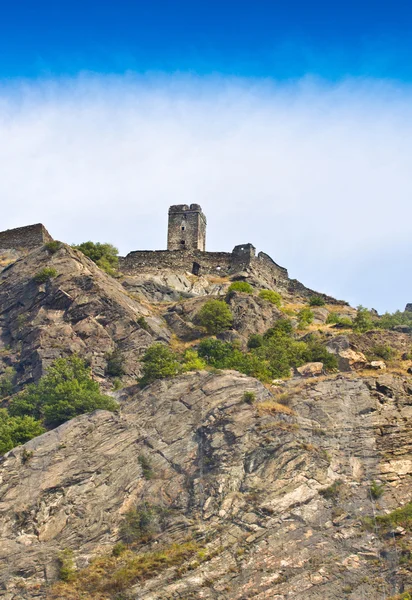 Замок в Аосте — стоковое фото