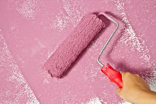 Pintura rosa — Foto de Stock