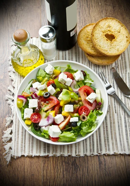 Grekisk sallad — Stockfoto