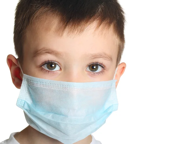 Tıp maske çocuk — Stok fotoğraf