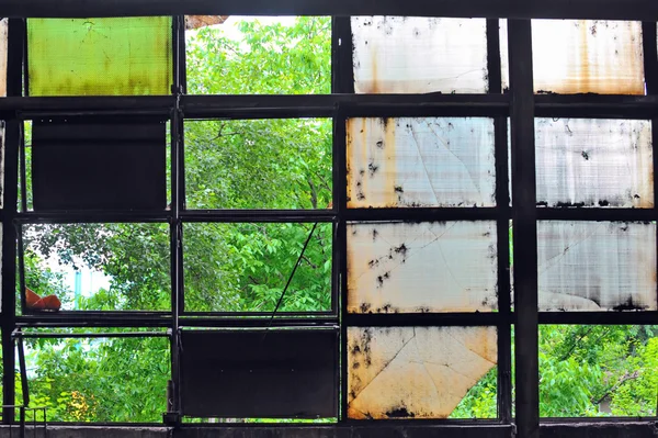 stock image Industrial windows