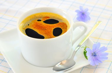 Chicory hot drink clipart