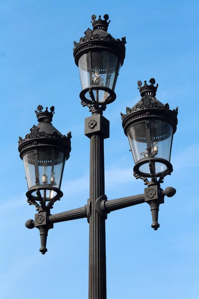 stock image Street lamp in Barcelona, Spain