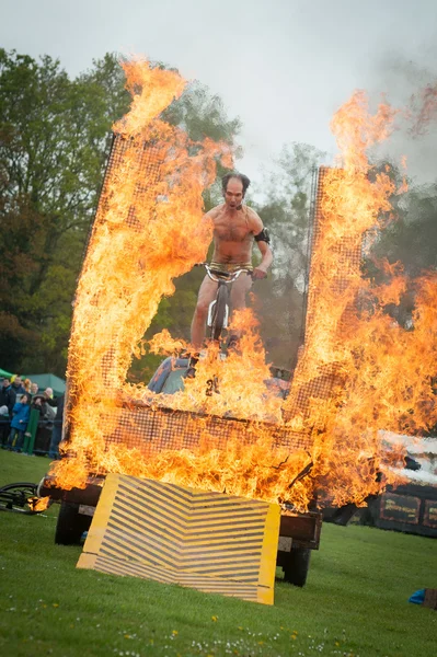 Stunt yangına — Stok fotoğraf
