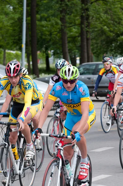 Διεθνείς junior ποδηλατοδρομία Auksines ΚΟΠΟΣ 2012 (Χρυσή αμμόλοφους 2012) — Φωτογραφία Αρχείου