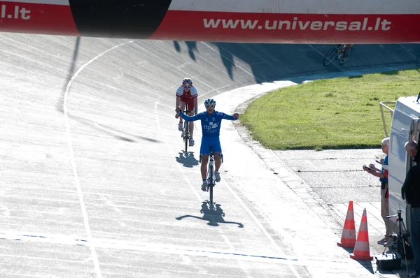 国際ジュニア自転車レース Auksines kopos 2012 (ゴールデン砂丘 2012) — ストック写真