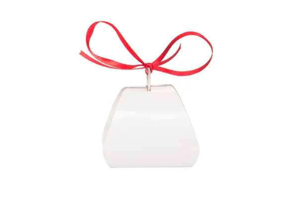 Caixa de presente para doces, isolado em um fundo branco — Fotografia de Stock
