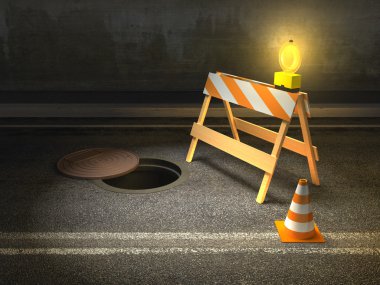 Street works clipart