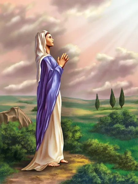 Дева Мария — стоковое фото