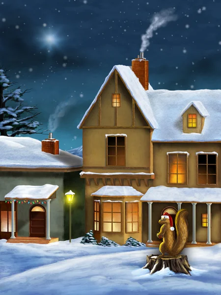 Christmas village — Stock Photo, Image