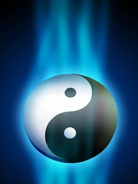 Symbol yin yang — Zdjęcie stockowe